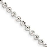 Image of Sterling Silver 3mm Fancy Beaded Chain QFC166-24