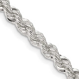 Image of Sterling Silver 4.3mm Solid Rope Chain QDR080-22