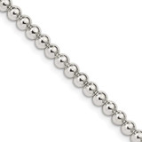 Image of Sterling Silver 4mm Beads on Box Chain QK33-16