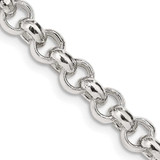 Image of Sterling Silver 6.5mm Hollow Rolo Chain QFC107-16