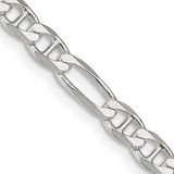 Image of Sterling Silver 4.5mm Figaro Anchor Chain QAF120-20