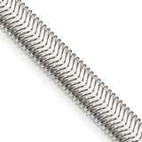 Image of Sterling Silver 6.25mm Flat Oval Snake Chain QFS10-16