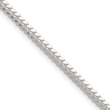 Image of Sterling Silver Polished 2.9mm Domed Curb Chain QDB080-22