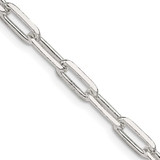 Image of Sterling Silver 4.25mm Elongated Open Link Chain QFC54-20