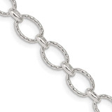 Image of Sterling Silver 6.1mm Fancy Patterned Rolo Chain QFC92-20