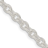 Image of Sterling Silver 4.55mm Fancy Patterned Rolo Chain QFC58-16