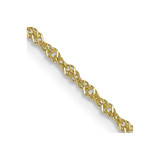 Image of 10k Yellow Gold 1 mm Singapore Chain 5056-16