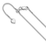 Image of Sterling Silver Adjustable 1.3mm Box Chain FC23-22