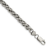 Image of Chisel Stainless Steel Polished 8.5 inch Spiga Chain Bracelet