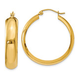Image of 18mm 10k Yellow Gold Hoop Earrings 10S1168