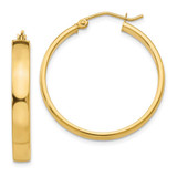 Image of 28mm 10k Yellow Gold Polished Hoop Earrings 10TA241
