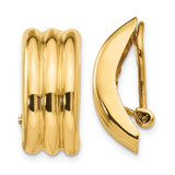 Image of 19mm 14K Yellow Gold Omega Clip Non-pierced Earrings H871