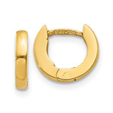 Image of 6mm 10k Yellow Gold Polished Hinged Earrings
