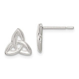 Image of 9mm Sterling Silver Trinity Post Earrings