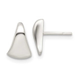 Image of 10.82mm Sterling Silver Polished Fancy Wedge-shaped Post Earrings