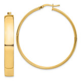 Image of 14K Yellow Gold High Polished 7mm Hoop Earrings TF1417