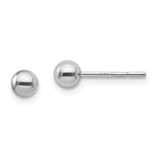 Image of 4mm Sterling Silver 4mm Polished Ball Post Earrings