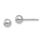Image of 5mm Sterling Silver 5mm Polished Ball Post Earrings