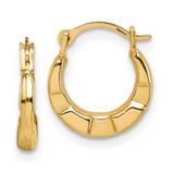 Image of 12mm 14K Yellow Gold Madi K Hoop Earrings