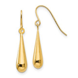 Image of 24mm 14K Yellow Gold Madi K Teardrop Dangle Earrings