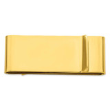 Image of Gold-plated Kelly Waters Stainless Steel Double Fold Money Clip