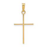 Image of 14K Yellow Gold Cross Pendant XR130