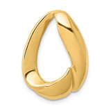 Image of 14K Yellow Gold Oval Slide Pendant