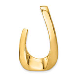 Image of 14K Yellow Gold Fits up to 6mm Regular, 8mm Fancy, Omega Slide Pendant