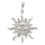 Image of Sterling Silver Sun Pendant QC1066
