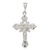Image of Sterling Silver INRI Crucifix Pendant QC515