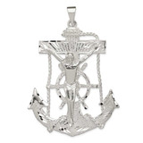Image of Sterling Silver Mariner Cross Pendant QC500