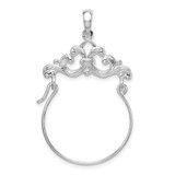 Image of Sterling Silver Polished 3D Anchor Pendant QC10005