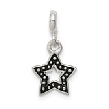 Image of Sterling Silver Enameled Star Enhancer Pendant