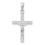 Image of Sterling Silver Polished Latin Crucifix Pendant