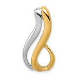 Image of 14k Two-tone Gold Fits up to 6mm Reg/Fancy/Reversible Omega Slide Pendant