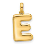 Image of 14k Yellow Gold Fancy Letter E Pendant D5670E