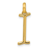 Image of 14k Yellow Gold Fancy Letter I Pendant D5669I