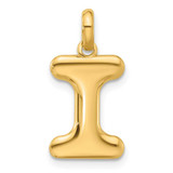 Image of 14k Yellow Gold Fancy Letter I Pendant D5670I