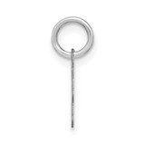Image of Sterling Silver Rhodium-plated Lower case Letter S Initial Charm XNA1383SS/S