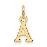 Image of 14k Yellow Gold Cutout Letter A Initial Charm XNA1466Y/A