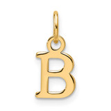 Image of 14k Yellow Gold Cutout Letter B Initial Charm XNA1466Y/B