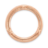Image of Sterling Silver Stackable Expressions Pink Med Polished Chain Slide Pendant QSK1741