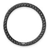 Image of Sterling Silver Stackable Expressions Black-plated Large Chain Slide Pendant QSK1765