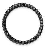 Image of Sterling Silver Stackable Expressions Black-plated Large Chain Slide Pendant QSK1769