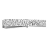 Image of Sterling Silver Rhodium-plated Tie Bar QQ190