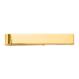 Image of 14K Yellow Gold Mens Polished Tie Bar MC184