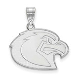 Image of 10K White Gold Marquette University Large Pendant by LogoArt (1W027MAR)