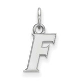 Image of 10K White Gold University of Florida X-Small Pendant by LogoArt (1W059UFL)