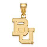Image of 10K Yellow Gold Baylor University Medium Pendant by LogoArt (1Y003BU)