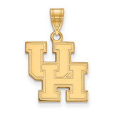 Image of 10K Yellow Gold University of Houston Medium Pendant by LogoArt (1Y003UHO)
